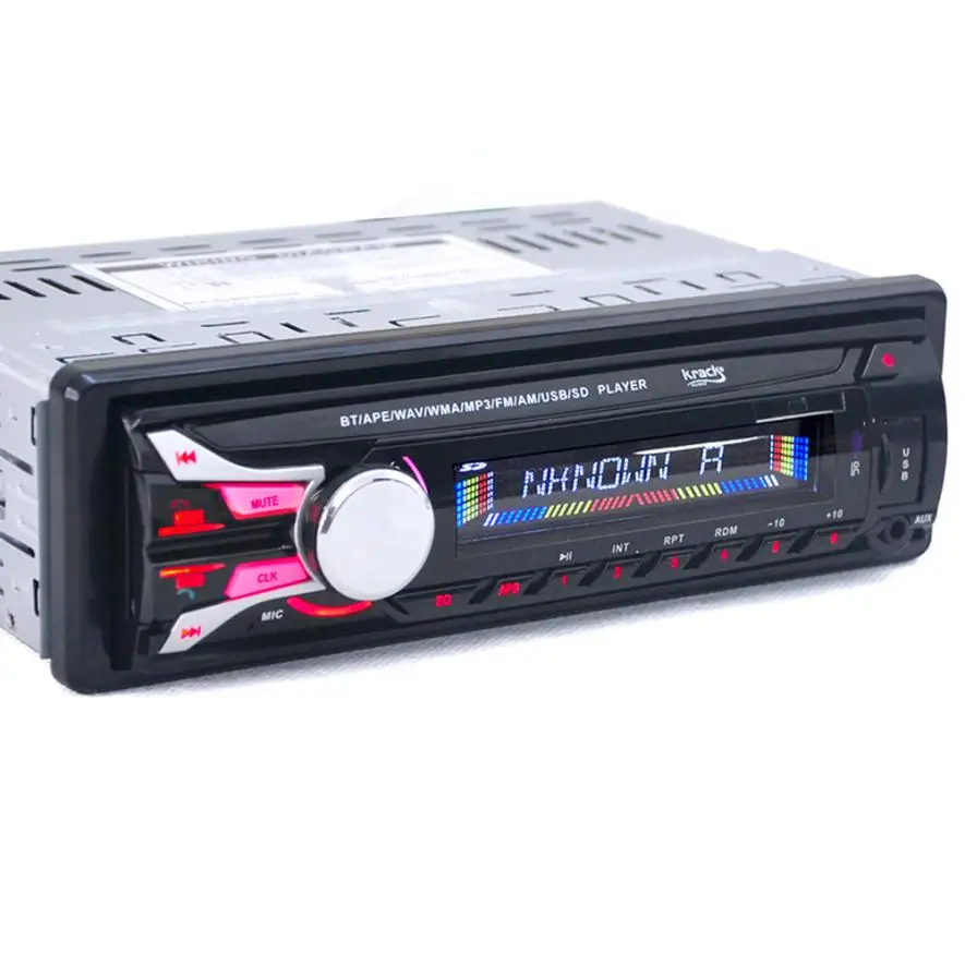 Bluetooth Car Stereo Audio In Dash Aux Input Receiver SD
