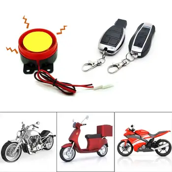 

12V Universal Motorcycle Burglar Alarm Double Remote Control Double Flashing Car Detector Sensitivity Adjustment Motorcycle Lock