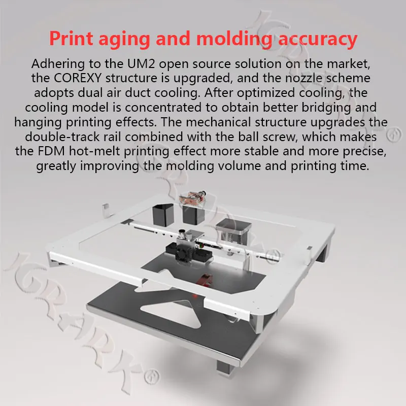 IGRARK SLA 3D принтер 405nm УФ Смола Высокая точность мини ЖК 3D принтер Фотон УФ светильник-лечение SLA/DLP 3D принтер украшения для зубов