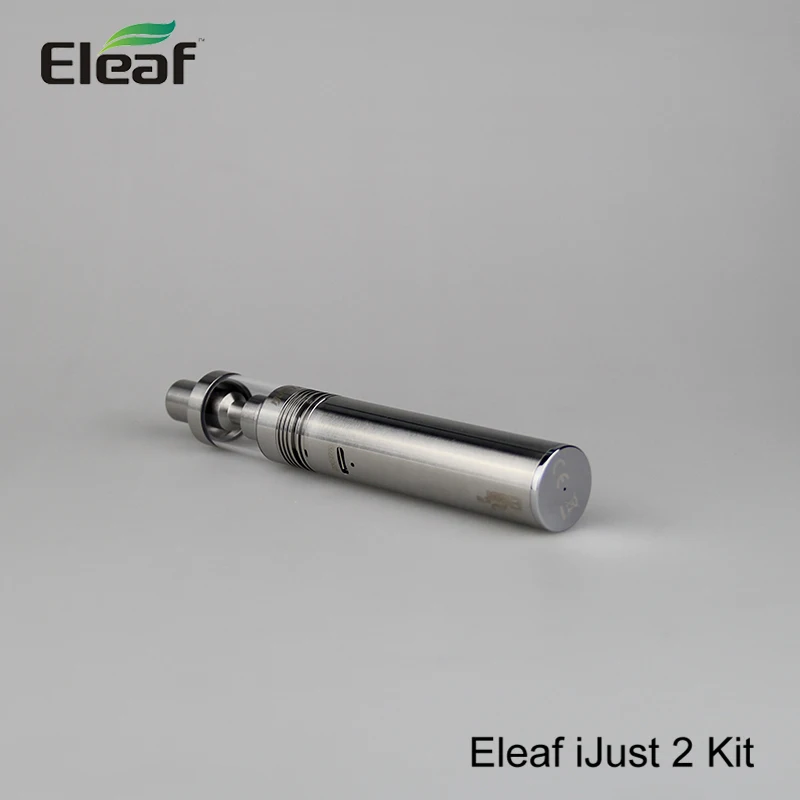 Дешевые оригинальные eleaf ijust 2 комплекта 5.5 мл 2600 мАч Батарея Ёмкость серебро 0.3ohm