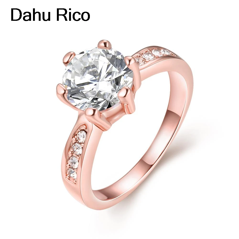 

rose rosegold de piedras y cristales rhinestone dia de la madre de white stone yuzuk sortijas marca famosa Dahu Dahu Rico rings