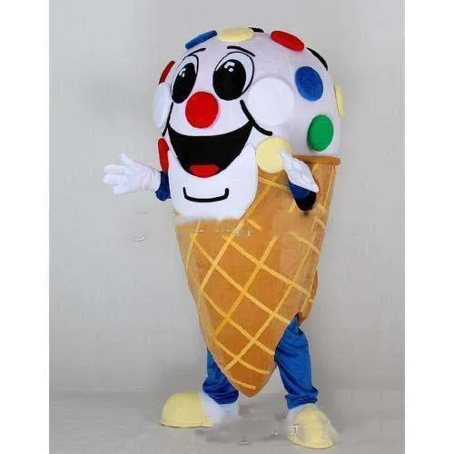 Discount factory sale Ice Cream Mascot Costume Fancy Birthday Party Dress Halloween Carnivals Costumes