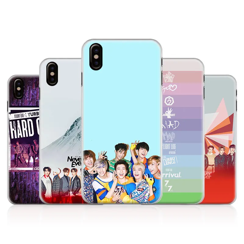 

GOT7 KPOP Boy group Coque Phone Case Cover Shell For Apple iPhone X 8Plus 8 7Plus 7 6sPlus 6s 6Plus 6 5 5S SE