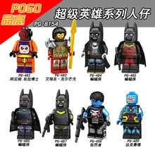 PG8154 строительные блоки Супер Герои Бэтмен аним Dr Zola Eric kerманго Каратель Daxed куклы кирпичики для детей игрушки