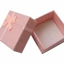 48 шт бумажные коробки для колец ювелирных изделий Подарочные Кольца органайзер