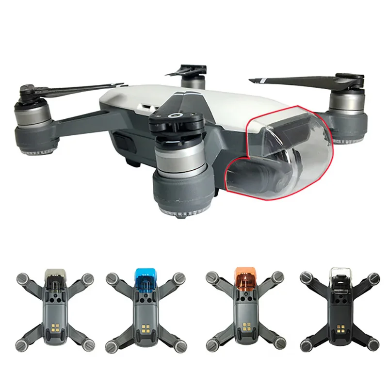 Для DJI Spark крышка объектива Gimbal охранная камера Крышка объектива спереди 3D сенсор системы защиты Чехол протектор для дрона DJJ Spark