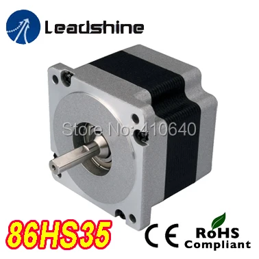 Подлинная Leadshine 86HS35 2 Фаза NEMA 34 Гибридный Шаговый двигатель с 2.5 N. м 2.8 длина 65 мм вал 9.525 мм