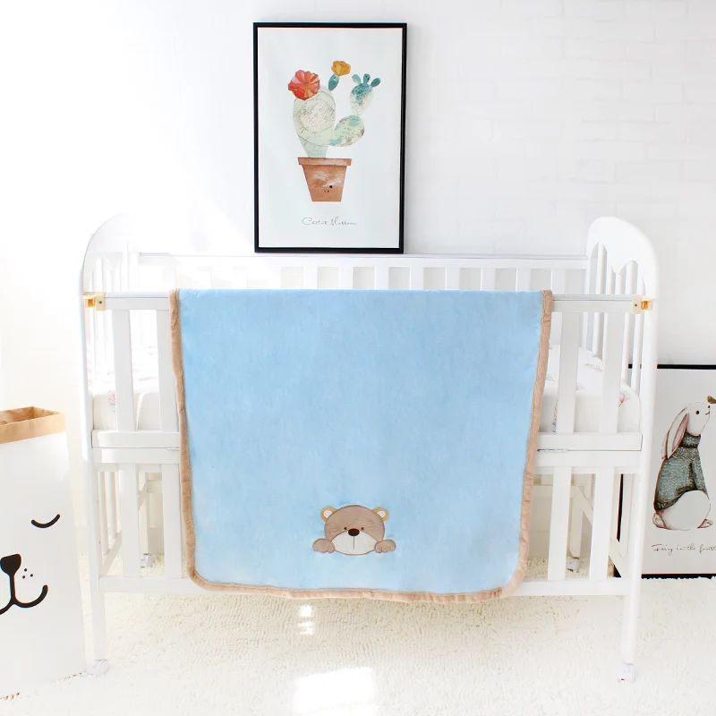 Günstig Fleece Baby Decken Neugeborenen Windeln für Kinder Swaddle Krippe Bettwäsche Kinderwagen Wrap Kinder Produkte Super Weiche Baby Bad Handtuch