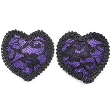 Для женщин кружево соски крышка флирт страсти игрушка для сосков Чехлы для мангала наклейки сердце Cubre Pezones бюстгальтер колодки интимны