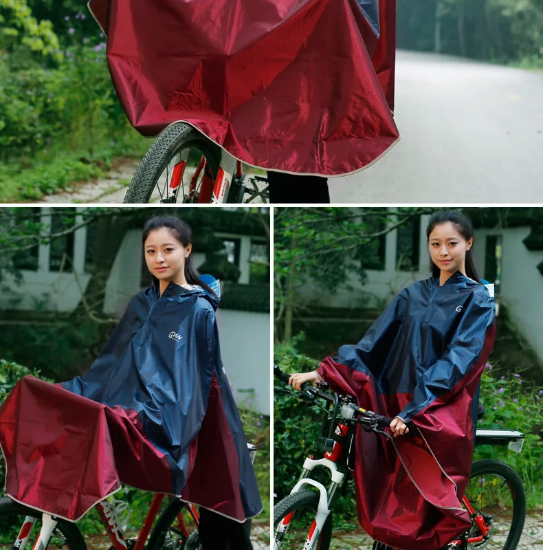 Qian rainproof взрослых мульти-функциональный Открытый пончо дождевик Оксфорд Материал Восхождение Велоспорт туристическое снаряжение плащи