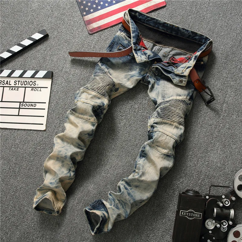 Aliexpress.com : Buy New Arrival Fashion Jeans Men Straight Slim Denim ...