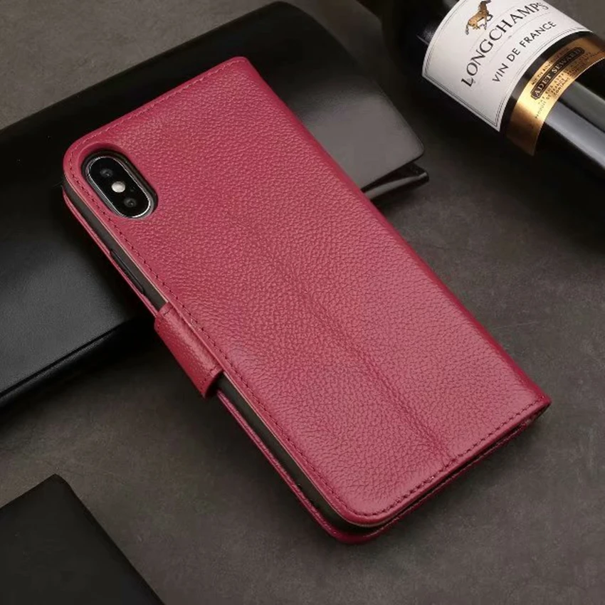 genuine leather flip case (3)