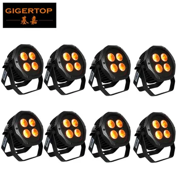

TIPTOP 8 Unit 4x18 RGBWA UV Par 64 LED - IP45 Certified WATERPROOF - 16 Bit Dimming No Flicker Big Lens Silent Working 100V-220V