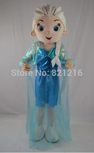 

100% real figure adult size elsa mascot costume Olaf mascot costume