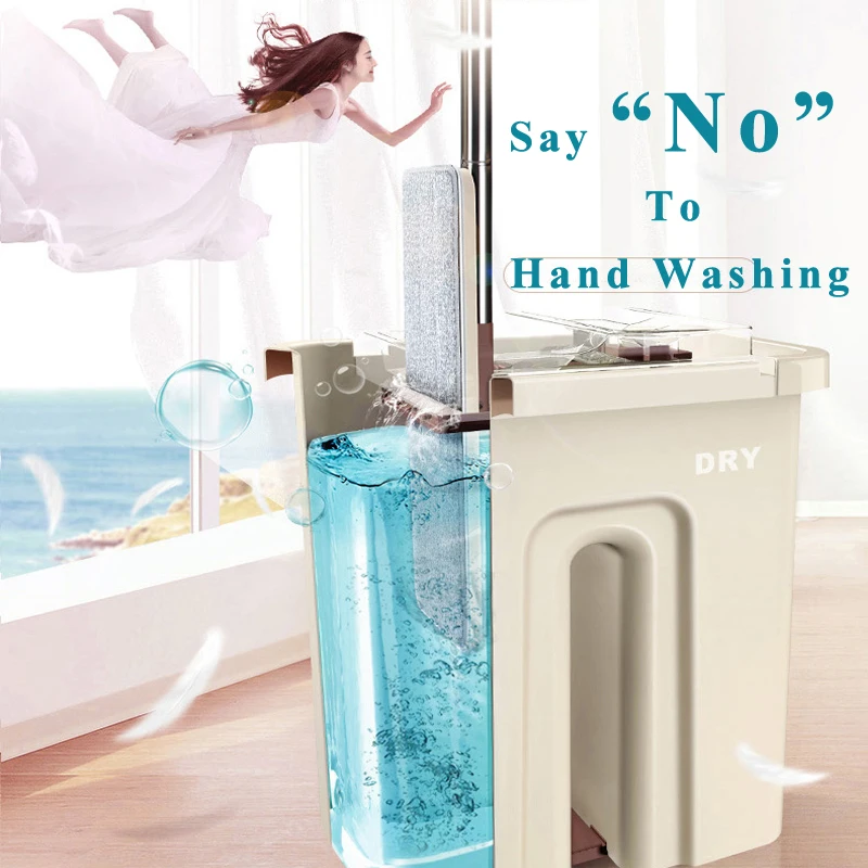 

Spray Magic Automatic Spin Mop Avoid Hand Washing Ultrafine Fiber Cleaning Cloth Home Kitchen Wooden Floor Lazy Fellow Mop