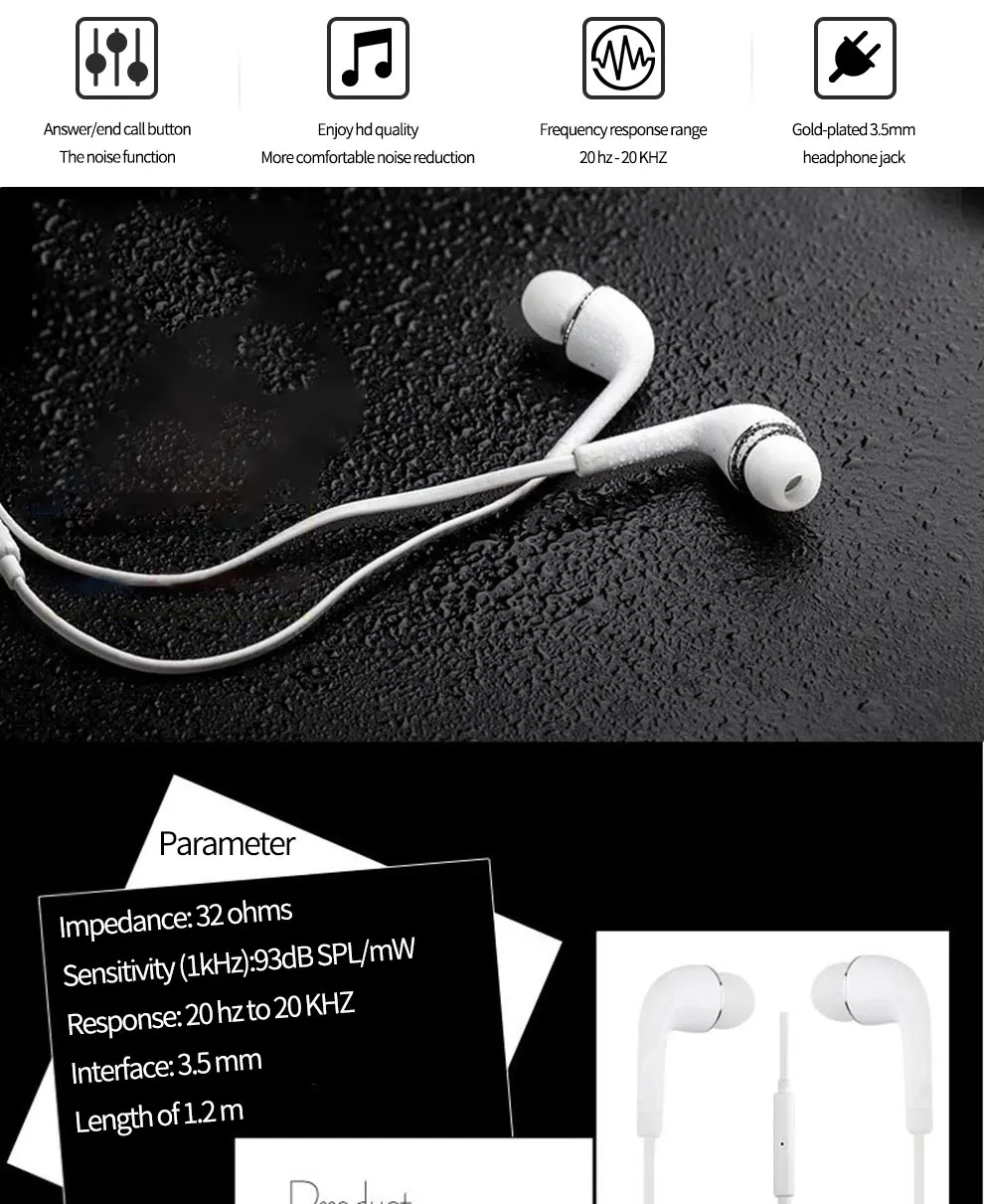 10 шт./лот для s6 наушники-вкладыши стерео наушник с микрофоном для MP3 MP4 samsung Galaxy S4 S3 S2 i9300 i9800 S5 S6 край