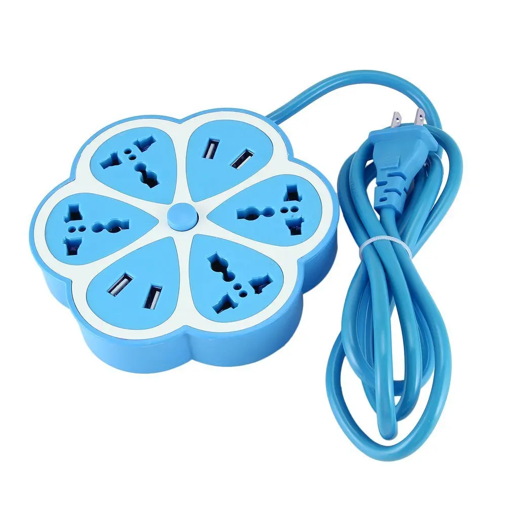 

Portable 1.8 M Smart Lemon Plug-in Board Multi-function 4 USB 12 Charging Socket Socket For Home With US/EU/UK Plug