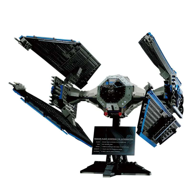 

703pcs Lepin 05044 Star Series plan legoinglys Limited Edition Tie Set Interceptor Model Building Blocks Bricks Model Toys 7181
