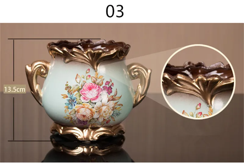 1 компл. Европейский искусственный цветок+ ваза гостиная домашний стол Свадебный декор в горшках орнамент в стиле бонсай Шелковый Флорес+ керамическая ваза подарок