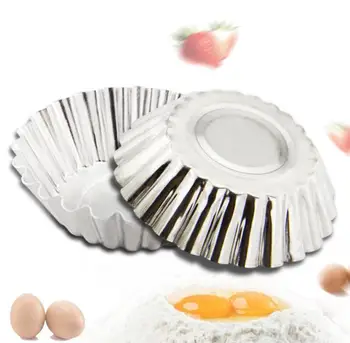 

MINI Disposable Flower Style Aluminum Foil Cupcake Muffin Cups Egg Tart Cup Egg Tart Mold Baking Cooking Molds SN2032