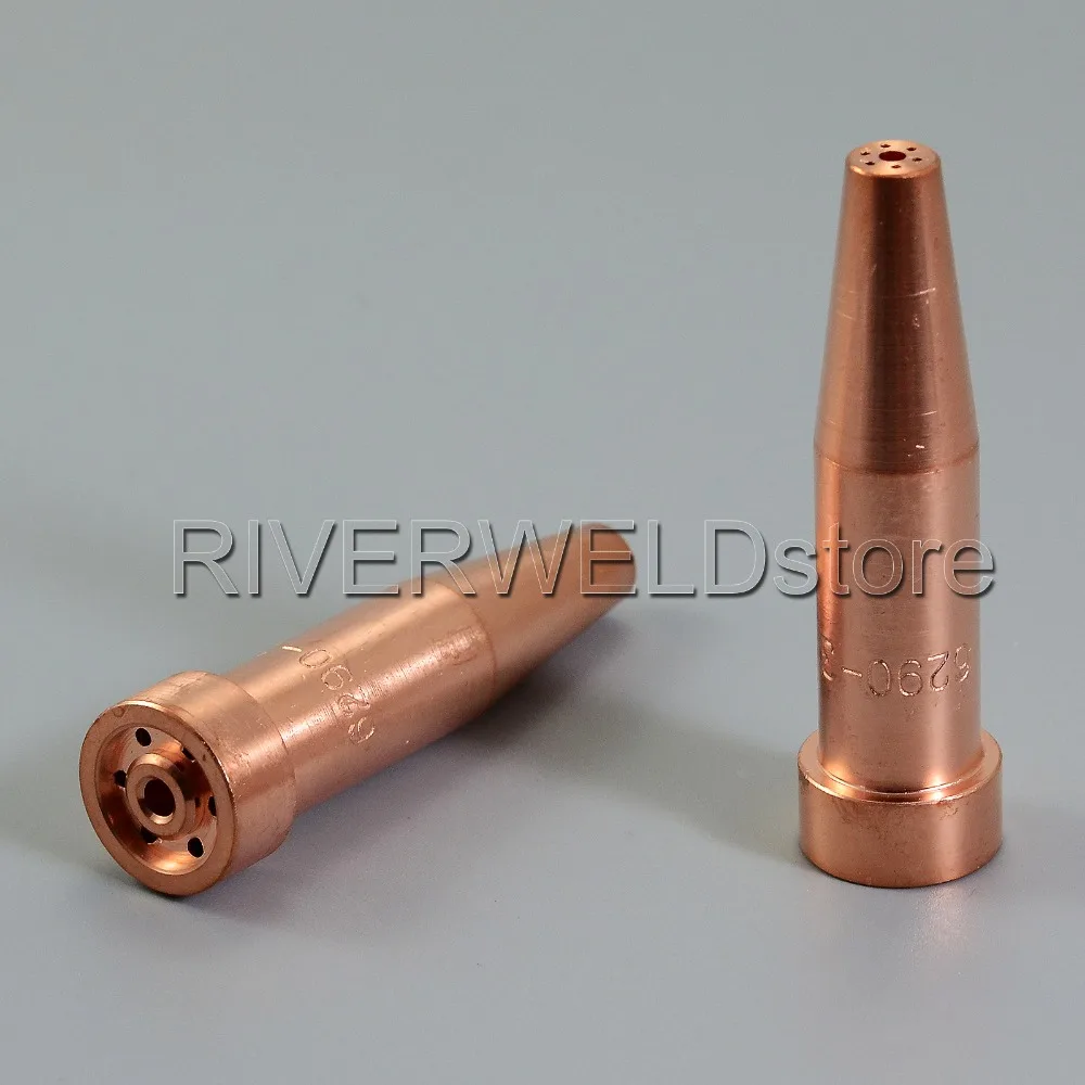 2PCS Harris Acetylene Cutter Cutting Torch Tips 6290 3 Szie 3in