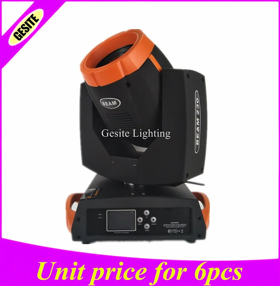 unit price for 6pcs 230 Вт moving head light/230 луч 7R Disco света для клуба ночной клуб DJ 230 луч 7R - Цвет: unit price for 6pcs