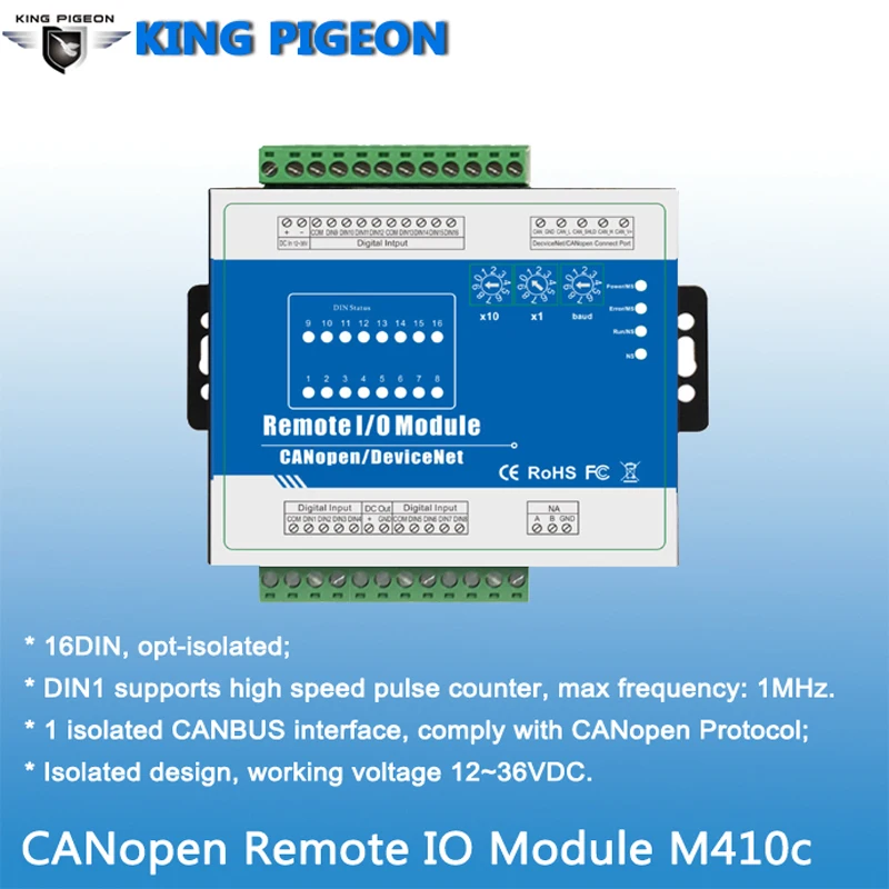 CANopen Remote IO Module M410C