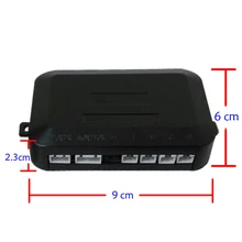 Car LED Parking Sensor Kit Display 4 Sensors 12V for all cars Reverse Assistance Backup Radar Monitor System radar de recul