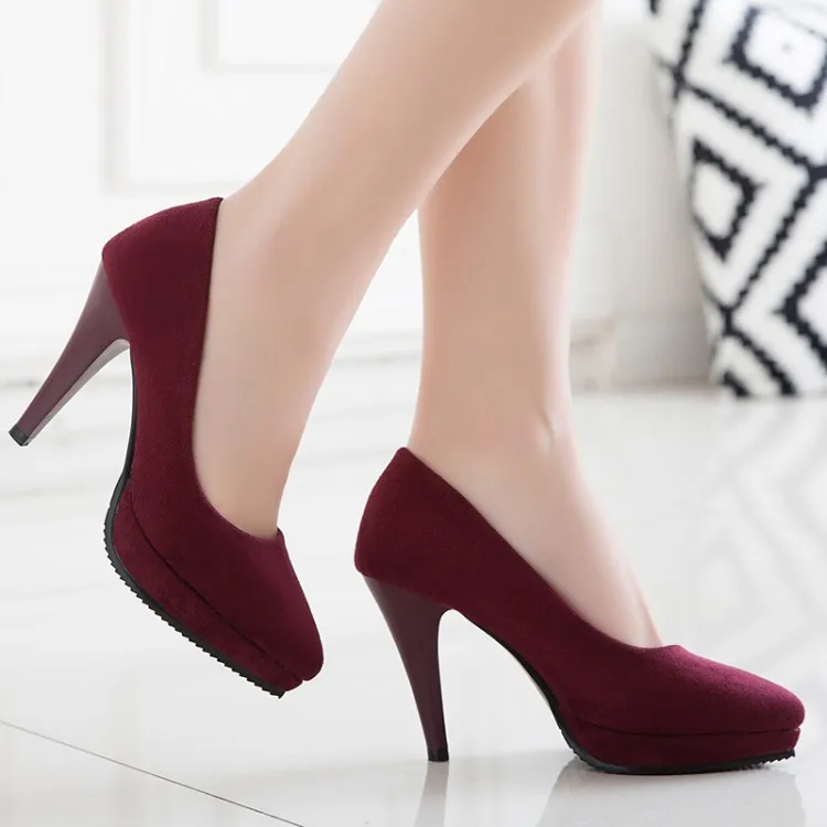 

SARAIRIS 2019 New INS Style Elegant Large Size 33-43 Pointed Top Shallow Super High Heeled Shoe Woman OL Footwear women shoes