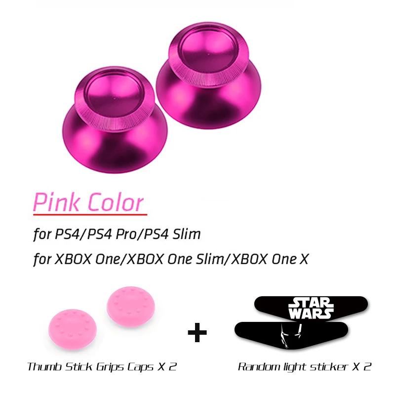 Data Frog Metal Thumbsticks Joystick Grip Analog stick For Playstation 4 PS4/Pro/Slim Xbox One/Slim/X Controller Accessories 