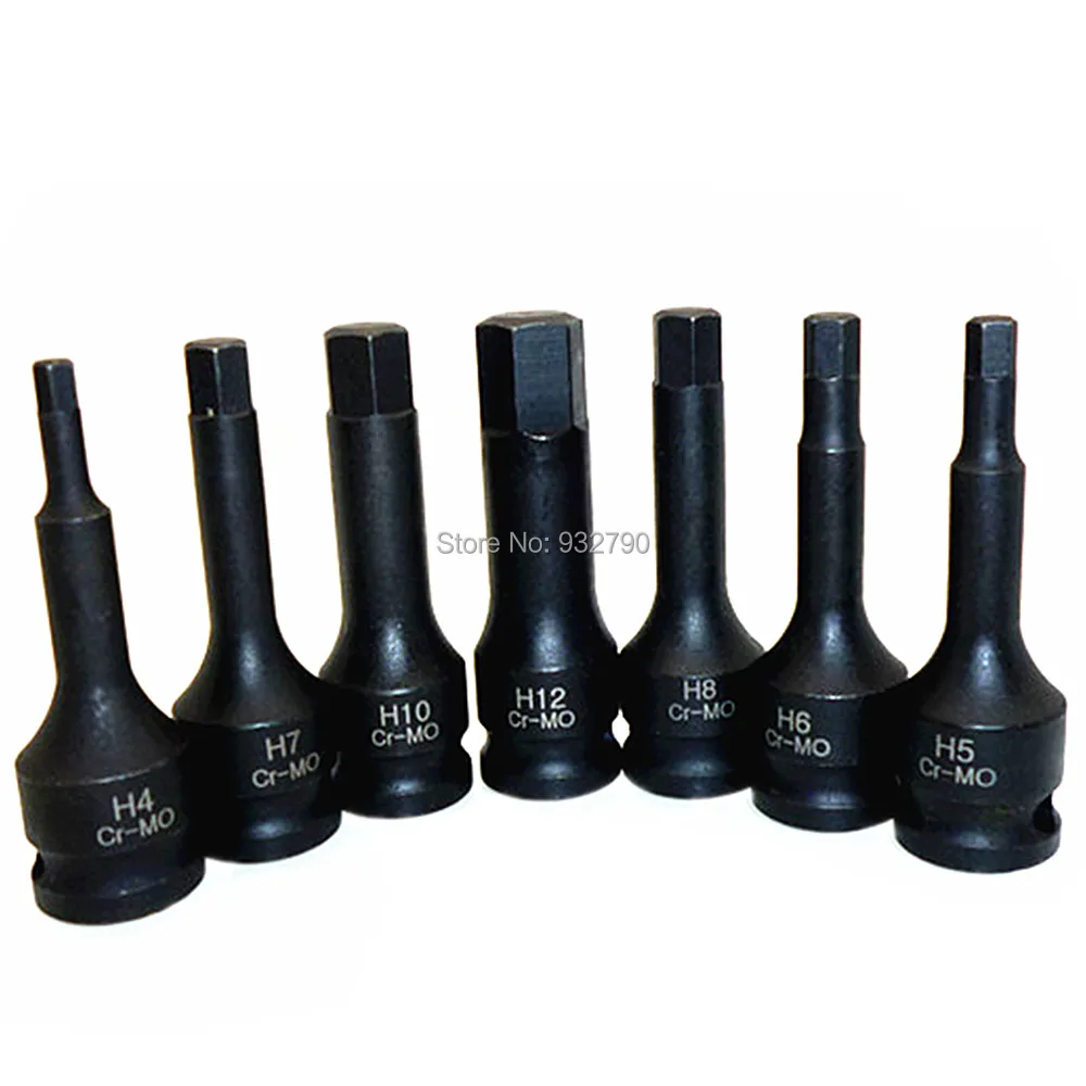 Impact spline Socket Bit Set Bits