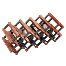 Пользовательские дубовые винные стойки твердая деревянная стойка для вина украшения дома гостиной держатель для бутылки шкафа вина стойки