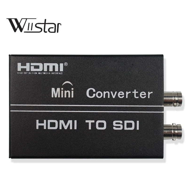 Dual HDMI Input to Dual SDI BNC Output Converter Adapter Support 720P 1080P HDMI2SDI SD HD 3G SDI for Monitor Camera with Power sd sdi hd sdi signal to tv adapter hd 3g sdi to cvbs converter auto scaler support 1080p l r audio output with eu power adapter
