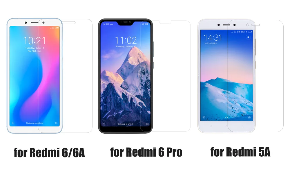 Для Xiaomi Redmi 8 8A 7A 7 6 Pro стекло Nillkin 9H ультра-тонкий HD Закаленное стекло протектор экрана для Xiaomi Redmi Note 8T 8 7 Pro