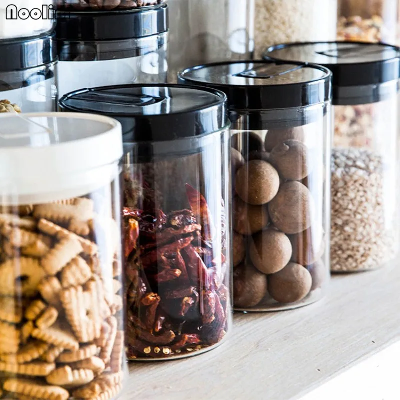 NOOLIM Glass Sealed Cans Household Large Grain Snack Dried Fruit Sealed