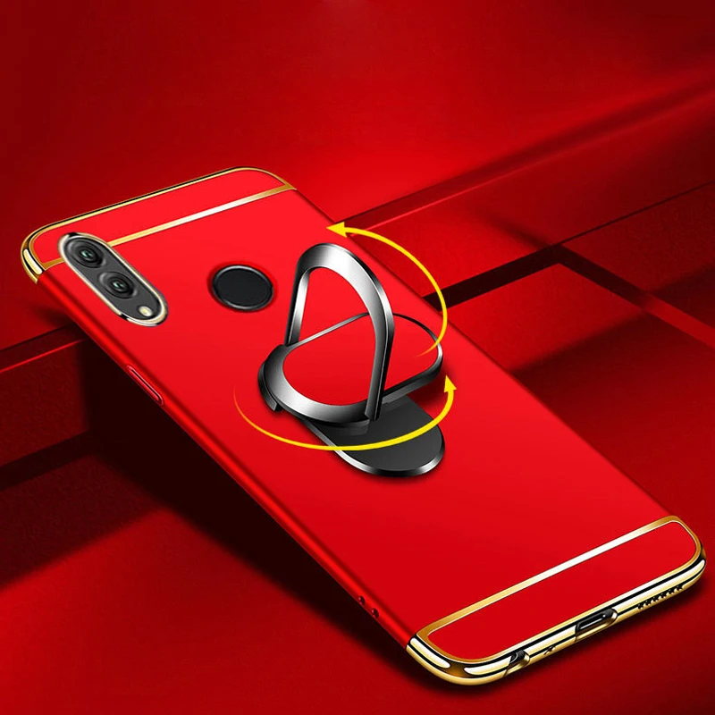 Чехол для huawei Honor 10 Lite 3 в 1 Жесткий задней панели телефона с покрытием чехол s Coque