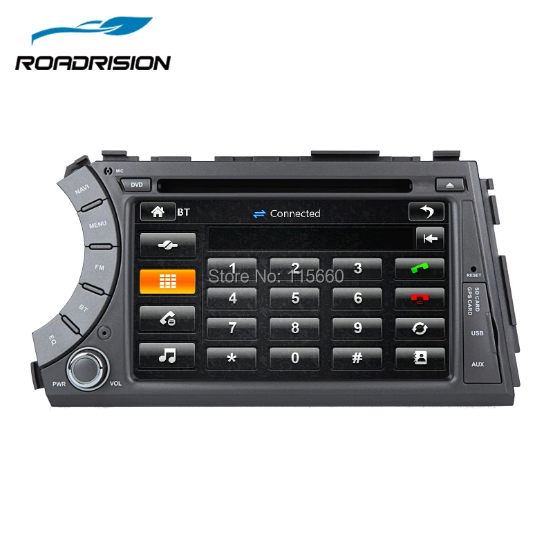 RoadRision 2 din Автомобильный dvd-плеер для Ssangyong Kyron Actyon с gps навигацией bluetooth ipod 3g заднего вида RDS Авто Радио стерео