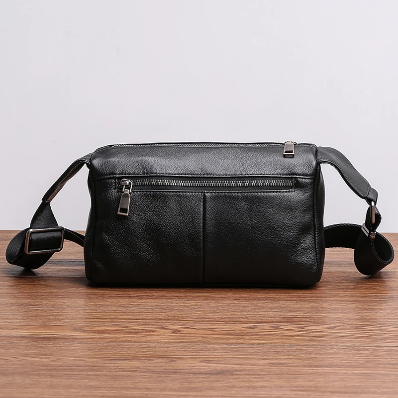 AETOO Head cowhide Shoulder Bag man small bag official document business Leather crossbody bag casual soft leather bag