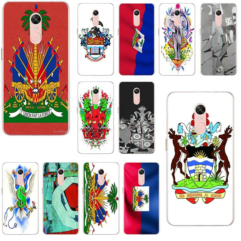 Haiti Coat Of Arms Soft TPU Phone Cases for Xiaomi Redmi Mi Note 4X 2 3 3S 4A 5 6 5S 5X 5A 6X Pro Plus Shell | Мобильные телефоны и
