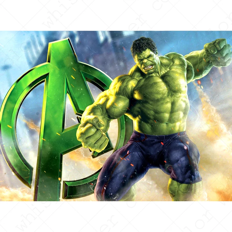 

Full Square 5D DIY Rhinestone Diamond Painting"hulk"diamond Embroidery Cross Stitch Avengers Painting Wall Decor LE00831