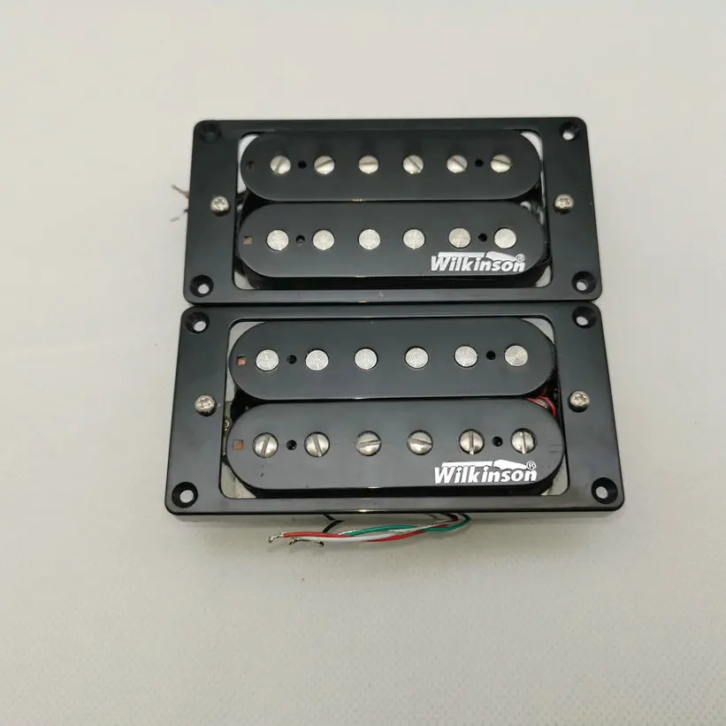 

Wilkinson WVH Alnico5 Pickups Humbucker Eleciric Guitar Pickups 4C Black 1 set
