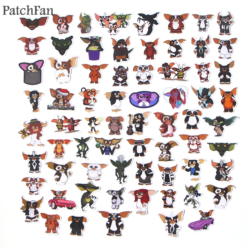 Patchfan 66 шт. Gremlins Gizmo милый мультфильм дети игрушки Стикеры для DIY Скрапбукинг альбом ноутбук телефон тетрадь наклейка стикеры A1701