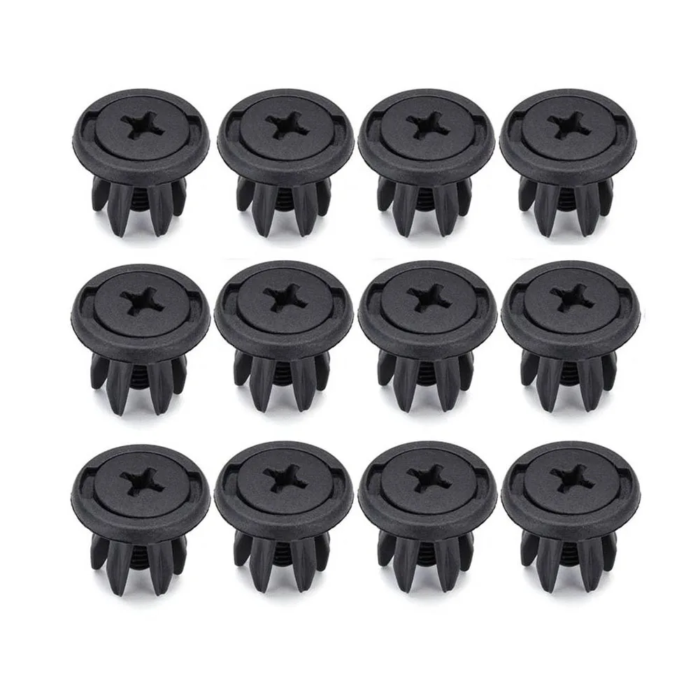 

12 Pcs/Set Mini Cooper Mud Guard Liner Rivets Plastic Expanding Clips 88 XR657