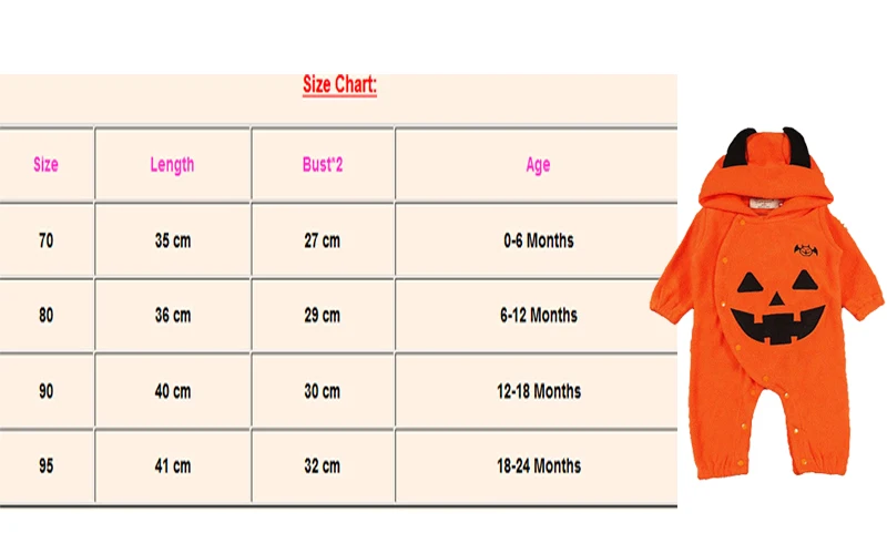 Счастливый Хэллоуин комплект одежды для новорожденных детей девочка мальчик с длинным рукавом комбинезон хлопок дети унисекс Тыква печати Комбинезоны