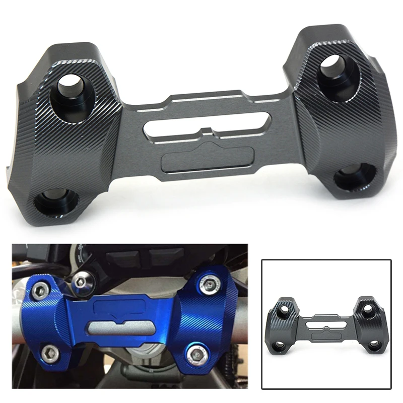 CNC алюминий аксессуары для мотоциклов Руль Riser Ручка Бар зажим 5 цветов Yamaha MT-09 MT09 MT