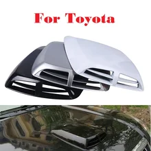 2017 Etiquetas Engomadas Del Coche Cubierta de Ventilación Del Capó Capó Scoop Turbo Decorar Para Toyota Verossa Highlander Yaris Vitz Vios WiLL Cypha Windom