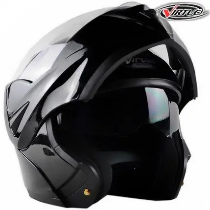 Добродетель откидной гоночный шлем модульный с двойными линзами мотоциклетный шлем полное лицо безопасные шлемы Каско capacete шлем мото s m l xl - Цвет: 11