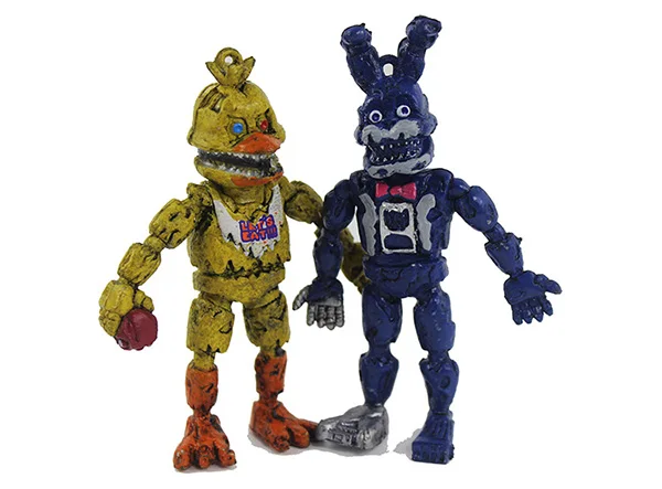 6 шт./партия Five Nights at freddys экшн фигурка игрушка из фнаф Bonnie Foxy Fazbear игрушки для детей