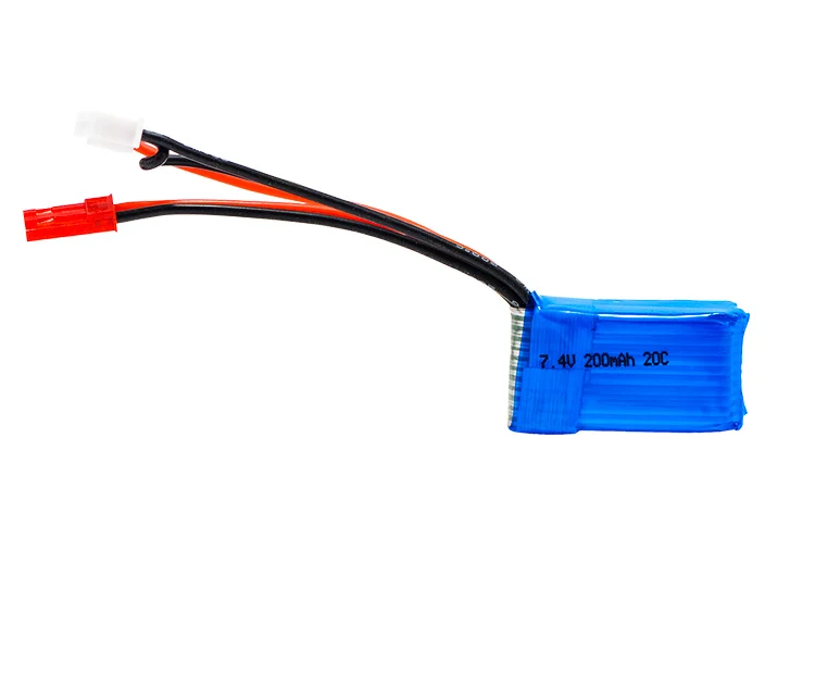 7,4 V 2S 200mAh 20C LiPO батарея JST Разъем для RC весы 1/36 модель багги Грузовик F3P Крытый Микро самолет