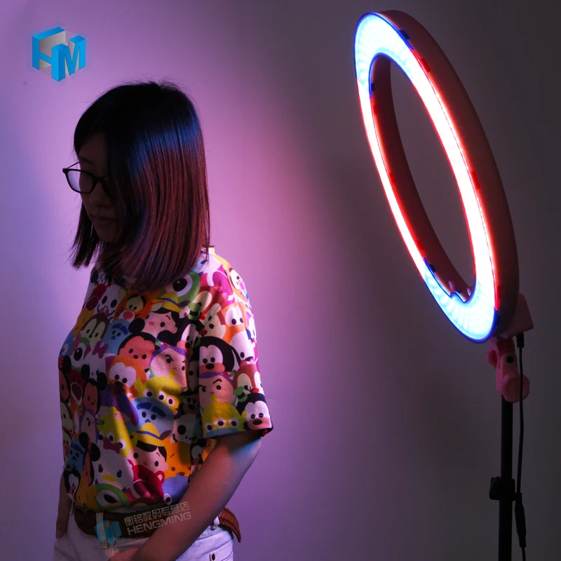 

18" Outer 55W 5500K Camera Photo Video LED Ring Light Dimmable Photography Ring Video Light for Camera Fill Light